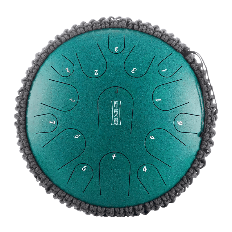 14 Inch 11 Notes Steel Tongue Drum – Handpan, Handcrafted Percussion Instrument