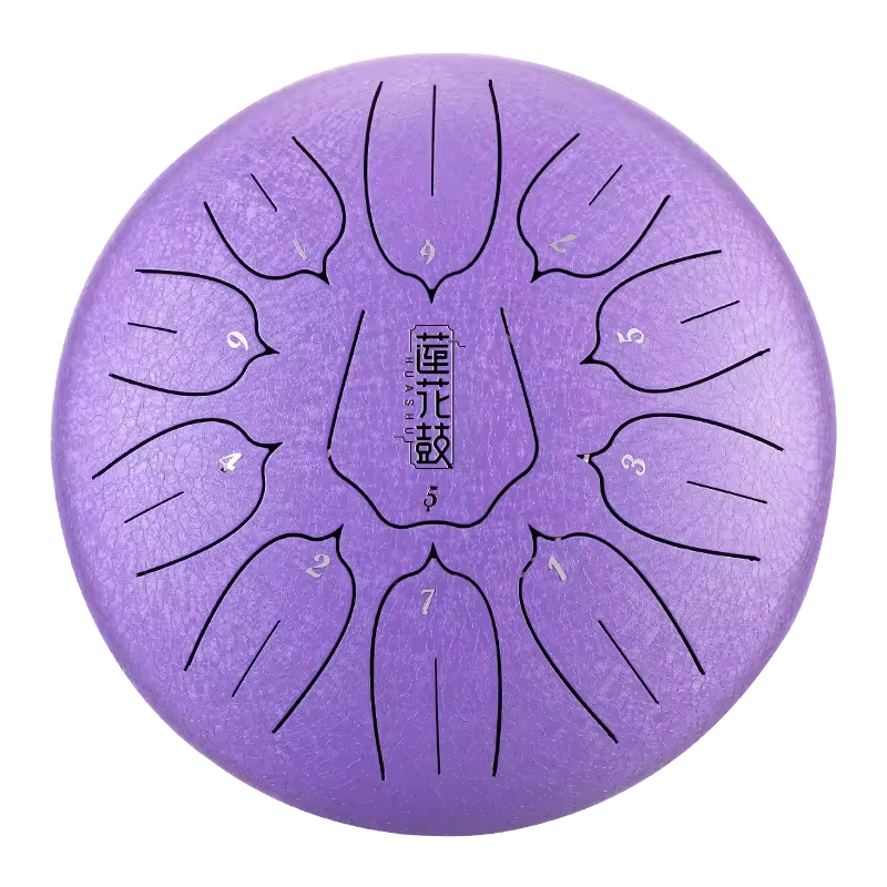 11 Notes 12 Inch Steel Tongue Drum – Handpan Tank Drum Percussion Instrument