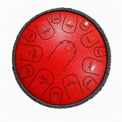 15 Notes 14 Inch Steel Tongue Drum – C Major Handpan Percussion Instrument