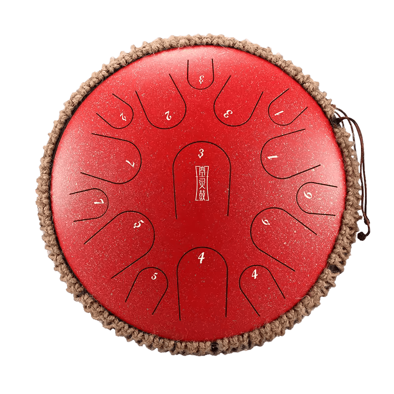 14 Inch 11 Notes Steel Tongue Drum – Handpan, Handcrafted Percussion Instrument