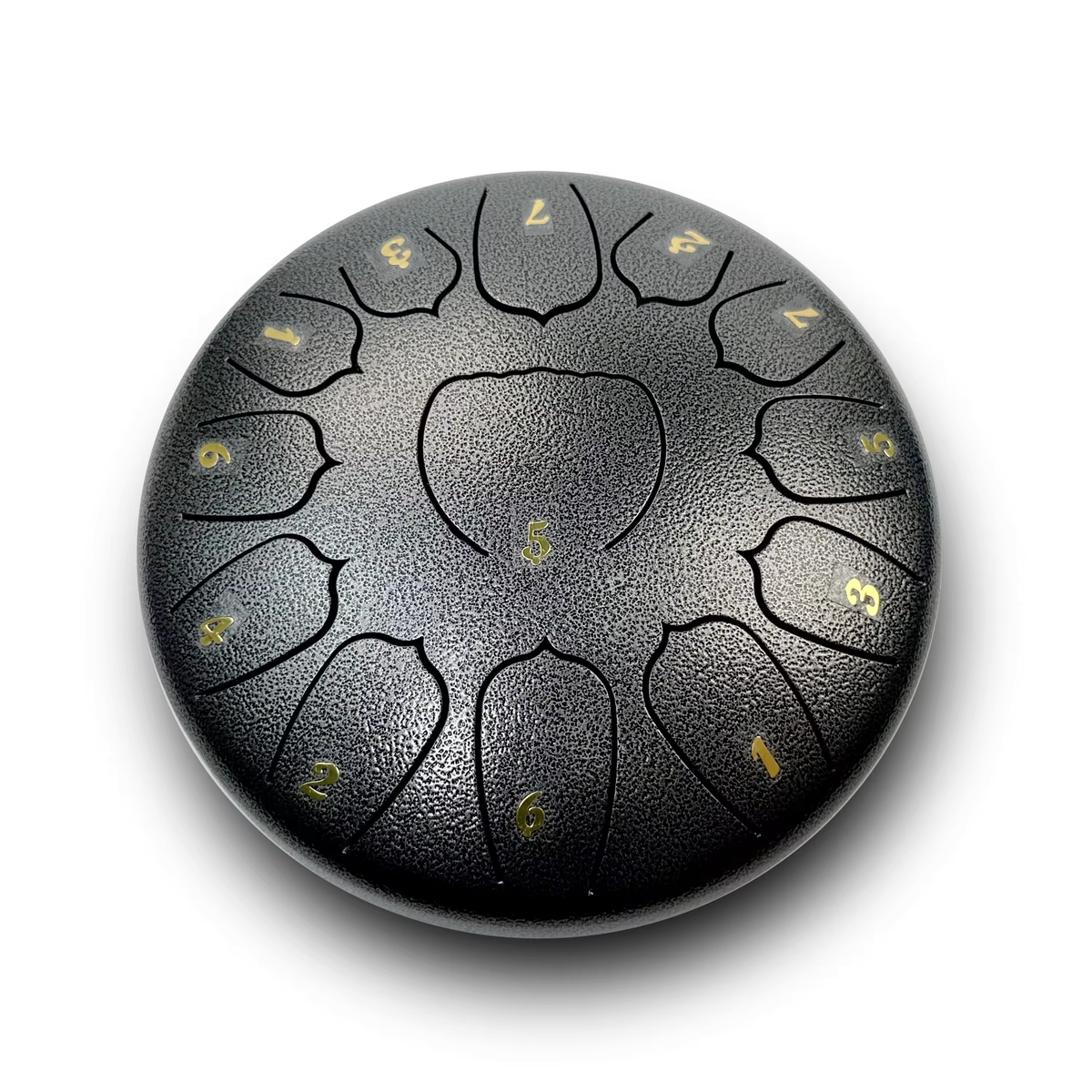 6" Mini Steel Tongue Drum – 8/11/13 Notes Stainless Steel Sound Therapy Drum