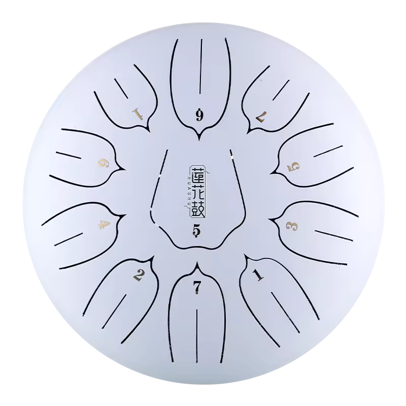 11 Notes 12 Inch Steel Tongue Drum – Handpan Tank Drum Percussion Instrument