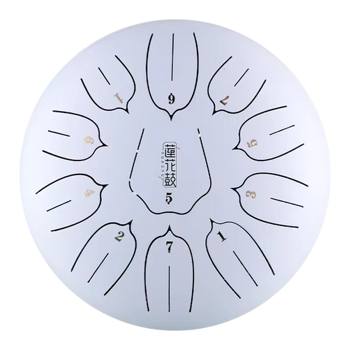 11 Notes 12 Inch Steel Tongue Drum – Handpan Tank Drum Percussion Instrument